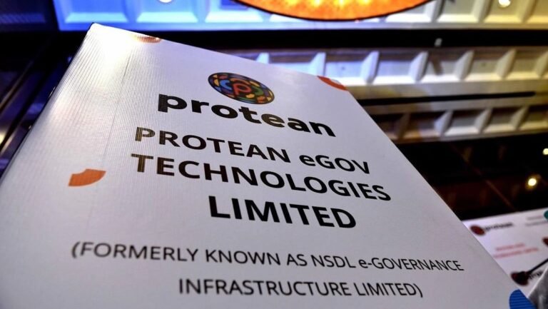 Protean eGov’s Shares Plunge